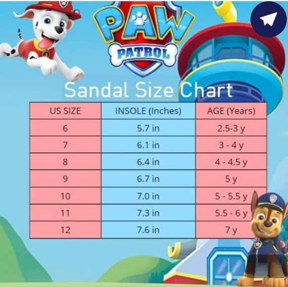 Nickelodeon Paw Patrol Sandals LED Light UP Chase Marshall Closed Toe Water Shoe - Picture 12 of 13